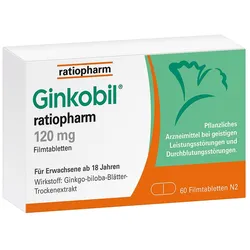 Ginkobil ratiopharm 120mg mit Ginkgo biloba