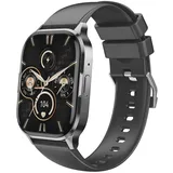 XO Smartwatch, J10 Amoled, Schwarz - 2,01" HD full screen"