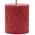 Kerzenfarm Hahn Stearin-Stumpen Kerze, dunklerot (B/H) 6,4x7,5cm