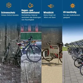 luxuskollektion Fahrradabdeckung wasserdicht 420D Oxford-Gewebe Regenschutz für jedes