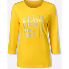 Classic Basics Sieh an! 3/4-Arm-Shirt in sonnengelb | Gr.: 40