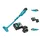 Makita DCL 280 FRM Akku Staubsauger 18 V Brushless + 2x Akku 4,0 Ah + Ladegerät