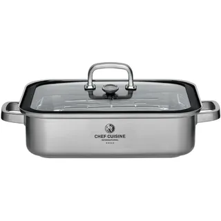 CHEF CUISINE Aroma Dampfgarer / Bräter aus Edelstahl