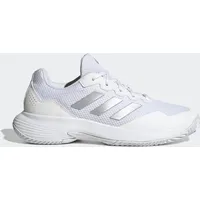 Adidas Gamecourt 2.0 Tennisschuh Cloud White / Silver Metallic / Cloud White 38