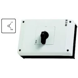 Eaton 207231 Umschalter, T5B, 63 A, Aufbau, 4 Baueinheit(en), Kontakte: 8, 90 °, rastend, ohne 0-Stellung, 1-2, Abwicklungs Nr. 8223 T5B-4-8223/I4