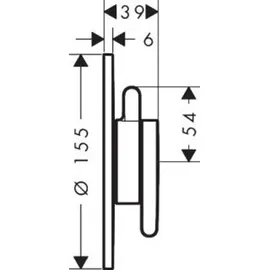 Hansgrohe AXOR One Mischer Unterputz Chrom