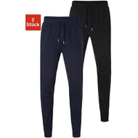 AUTHENTIC LE JOGGER Schlafhose in navy, schwarz), | Gr.: