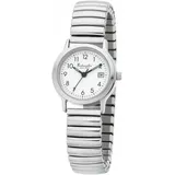 EICHMÜLLER Damenuhr 3057-01, Weiss Zugband, poliert 26 mm,