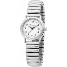 EICHMÜLLER Damenuhr 3057-01, Weiss Zugband, poliert 26 mm,