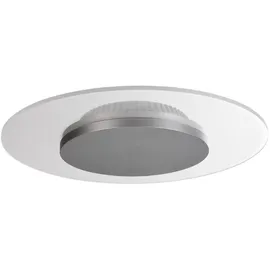 Deko-Light Deckenaufbauleuchte Zaniah 290mm 12W Dimmbar Cover Silber