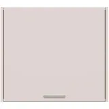 Forte WASHCAB 60 70, moderner Badezimmerhängeschrank, 1-türig, Schrank zur Aufbewahrung von Putz- und Waschutensilien, Holzwerkstoff, Kaschmir Beige, 66 cm breit x 58,5 cm hoch x 67,4 cm tief