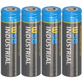 WSB Industrial IFR 14500 AA 600 mAh 4 St.