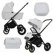 Babylux Kinderwagen 2in1 Silber