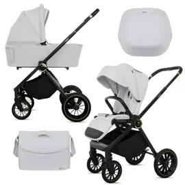 Babylux Kinderwagen 2in1 Silber