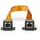 Nedis RJ45-Netzwerkkabel mit Fensterdurchführung - RJ45 (8P8C) Buchse - RJ45 (8P8C) Buchse - 0,30 m - Flach - PVC - Orange - Box