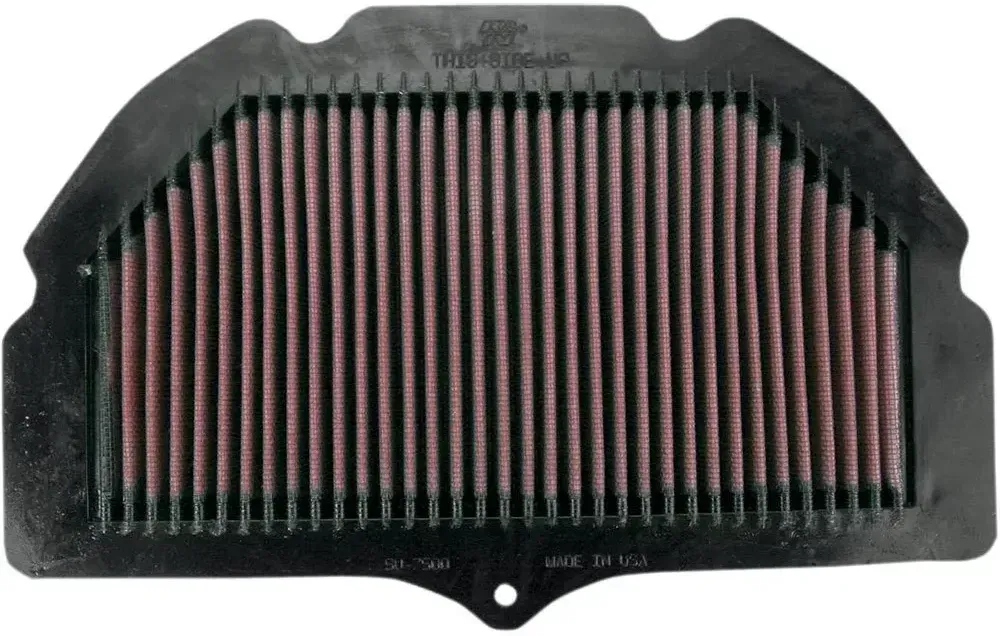 K+n High-flow Suzuki Gsx-r 1000 01-02 Luftfilter - Red / Black - One Size