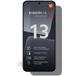 5x Blickschutz 9H Panzerhartglas Xiaomi 13 ANTI-SPY Privacy Displayschutz Panzerfolie Schutzfolie Schutzglas ECHTES TEMPERED Panzerglas