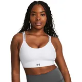 Under Armour Damen BH UA INFINITY MID BRA, WHITE, S/A