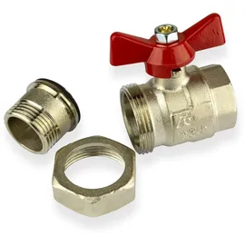 stabilo-sanitär Kugelhahn 1,25 Zoll DN32 Messing