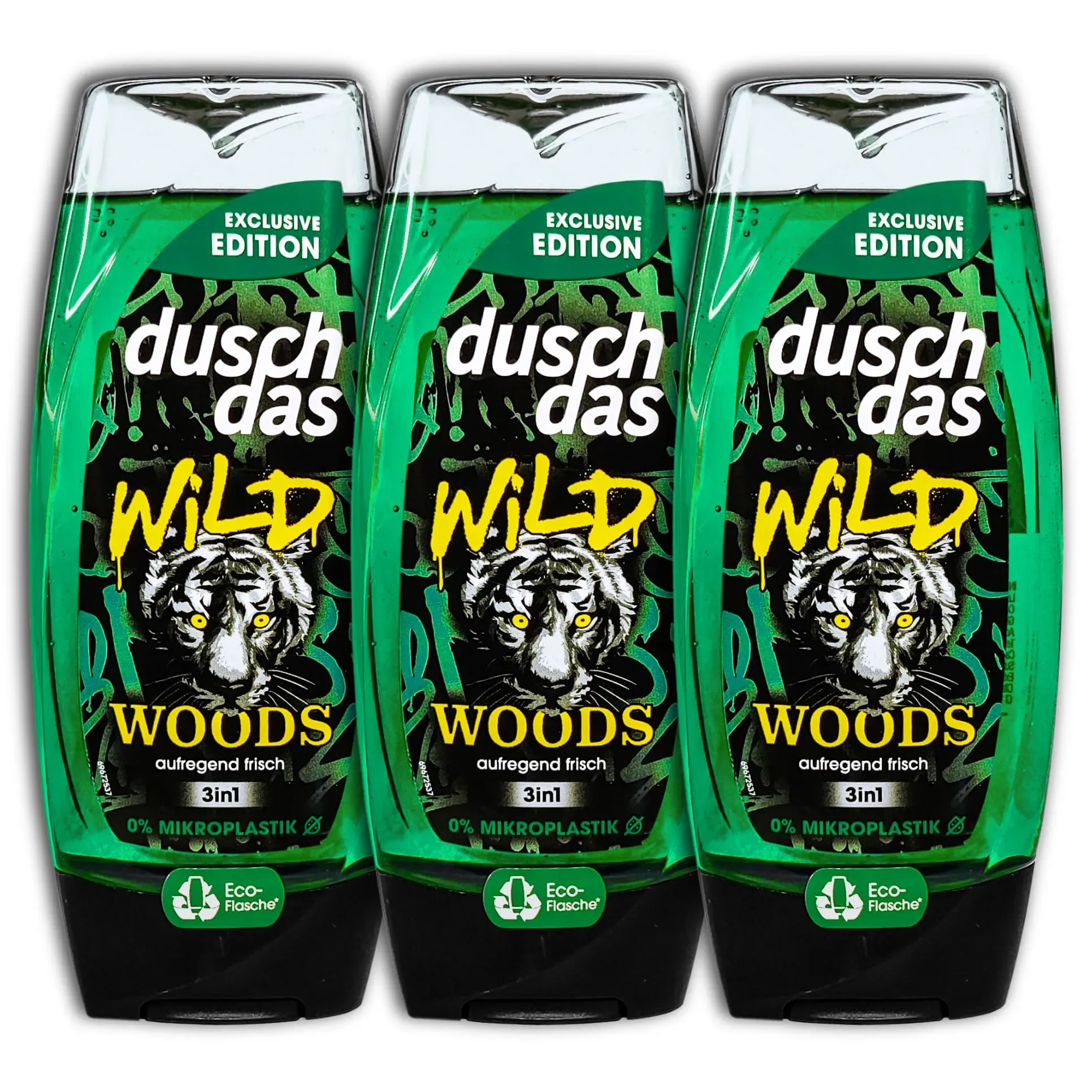 TopDeal 3er Pack Duschdas Duschgel Wild Woods 3in1 Shower Gel 3 x 225 ml