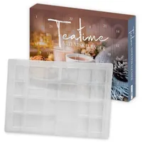 itenga befüllbarer Adventskalender itenga Adventskalender TeaTime Rohling ungefüllt zum Selberfüllen - Te