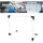Toi-Toys Fußballtor Weiß 64 x 49 x 35 cm