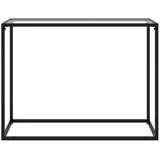 vidaXL Konsolentisch Transparent 100x35x75 cm Hartglas