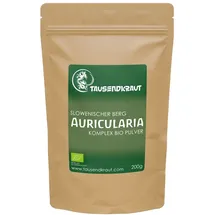TAUSENDKRAUT FÜR MEHR LEBENSQUALITÄT! Auricularia Vitalpilz Pulver BIO 200 g
