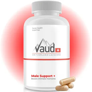 Vaud® Male Support – Natürliches Potenzmittel für Männer Alternative zu Viagra Kamagra L-Arginin 100 St Kapseln