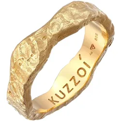 KUZZOI Herren Bandring Organic Struktur 925 Silber 62 5 mm