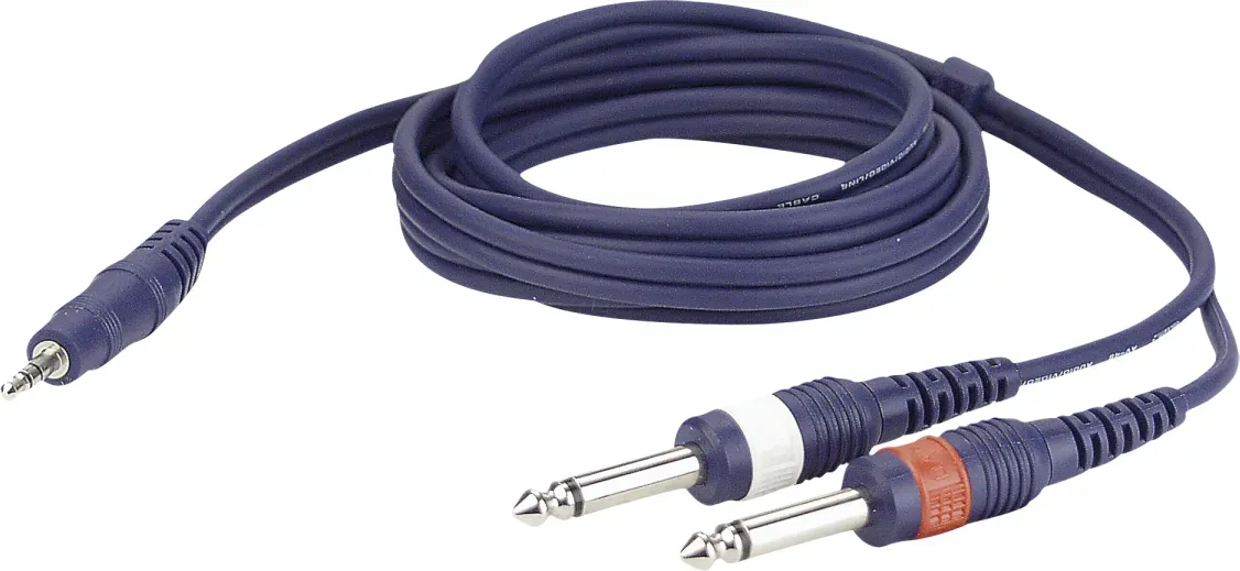 DAP FL31 - stereo mini-jack to 2 mono Jack L/R 3 m