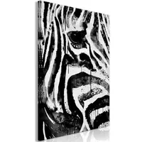 Artgeist Wandbild Zebra, Leinwand, Hochformat, 80 x 120 cm