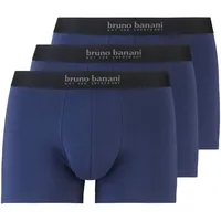 bruno banani Boxershorts »Short 3Pack Energy Cotton«, (3er Pack), mit Schriftzug am Bund Bruno Banani navy