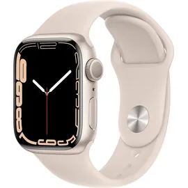Apple Watch Series 7 GPS 41 mm Aluminiumgehäuse polarstern Sportarmband polarstern