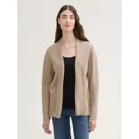 Tom Tailor Cardigan mit LENZINGTM EcoVeroTM grau XXXL