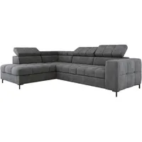 XXL Ecksofa Couch mit Schlaffunktion, Schlafsessel mit Bettfunktion L Form, Big Sofa, Schlafsofa mit Bettkasten, Ecksofa mit Schlaffunktion 280 cm breit, Sofa mit Schlaffunktion (Links, Vogue 16)