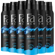 Fa Pflege Men Kick Off Deospray 6 x 150 ml