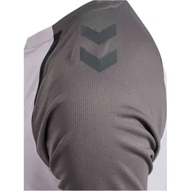 hummel hmlLEAD 2.0 POLO Herren - white/steel gray - 3XL