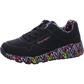 SKECHERS Uno Lite Lovely Luv Kinder Schwarz 37