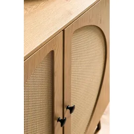 FineBuy Sideboard 80 x 103 x 39 cm Braun