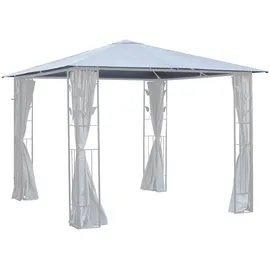 Konifera Pavillon-Ersatzdach für Kreta 3 x 3 m Grau