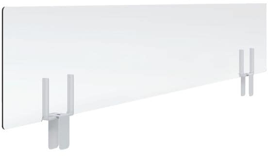 Universelles Nies- und Spuckschutz-Panel für Tischtrennwände 137 cm, Paperflow, 137x27x4 cm