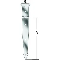 VORMANN Werfgehänge schwer,400mm Stahl, verzinkt