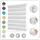 Lichtblick Duo Rollo / Doppelrollo Klemmfix 50 x 150 cm weiß