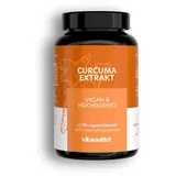 vitaoutlet | Curcuma Extrakt | Hochdosiert: Curcumin gehalt 1 Kapsel entspricht 10.000mg Kurkuma | Hochdosiert aus 95% Extrakt | 90 Kapseln | vegan und in Deutschland produziert