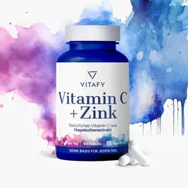 Vitafy Vitamin C + Zink Kapseln 60 St.
