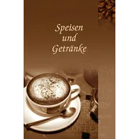 Adina Speisekartenmappe Menükarte A5 Capuccino