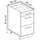 Vicco Schubladenschrank R-Line 40 x 60 x 81,5 cm Weiß