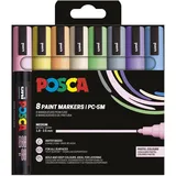 Posca Marker Set 8 St. 1,8 - 2,5 mm Pastell