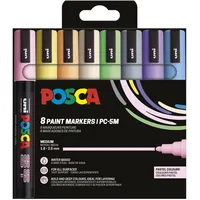 Posca Marker Set 8 St. 1,8 - 2,5 mm Pastell